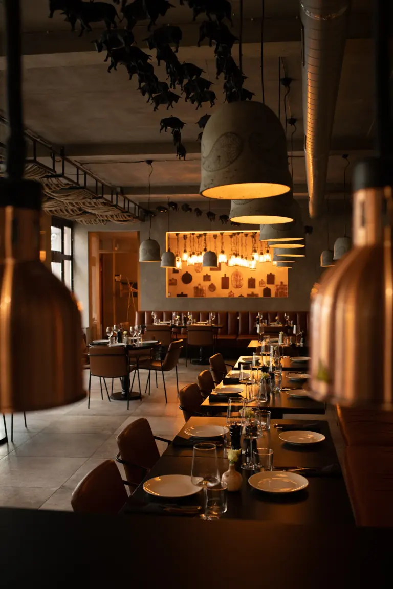Jídelna restaurace Antricote